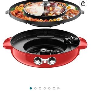 4Yang 2 in 1 indoor Hot plate and grill..combo…brand new in the box.